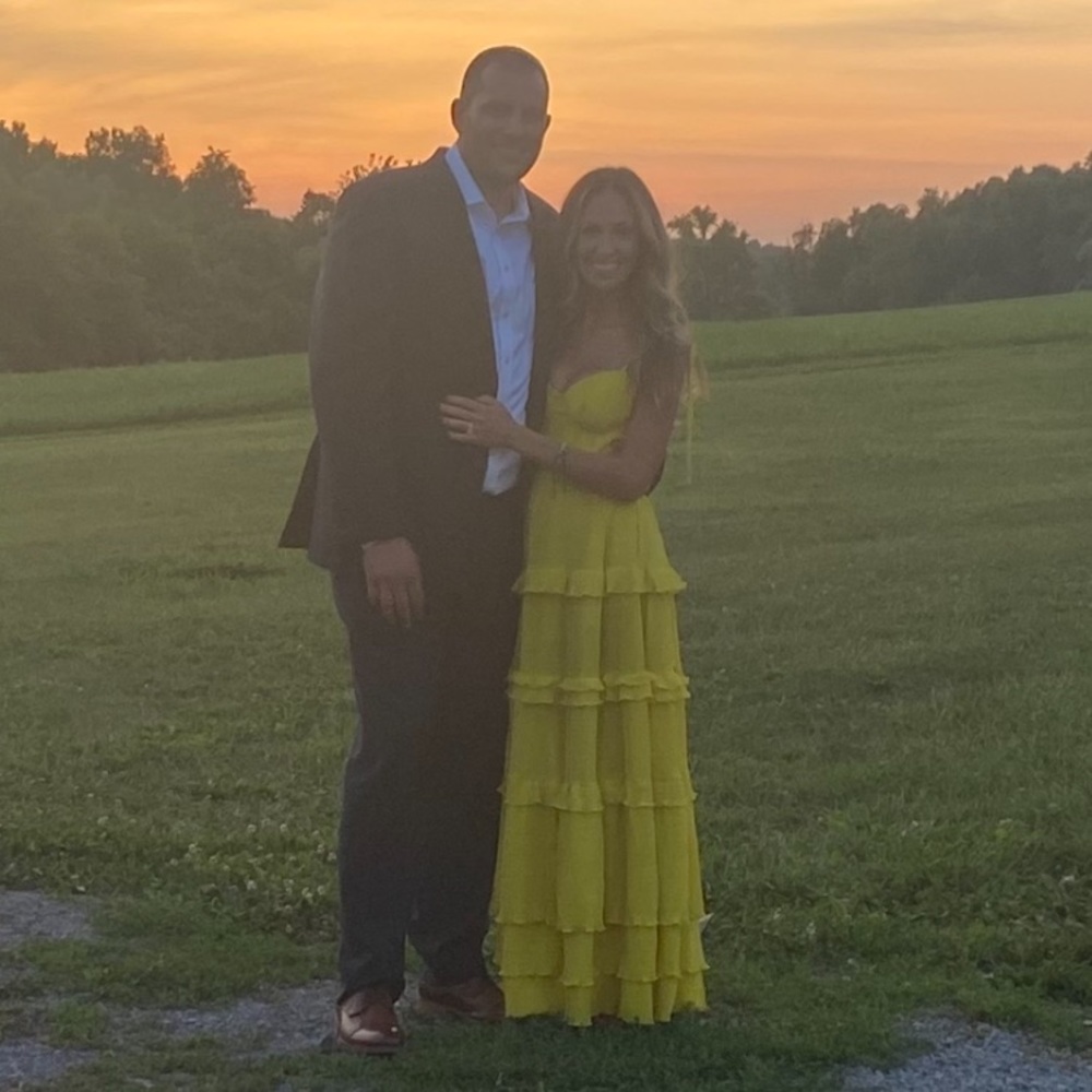 Tularosa Tinsley yellow maxi dress